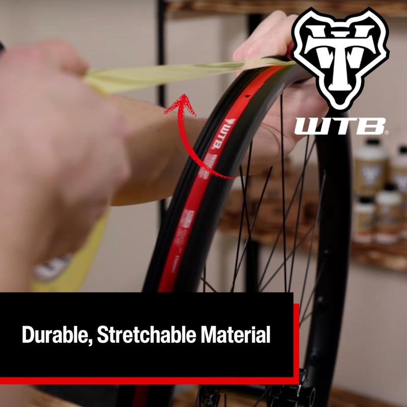 WTB Tubeless Bicycle Rim Tape (28mm x 11m) Easy Tubeless Setup & Airtight Seal, Compatible with All Tubeless Rims - Image 4
